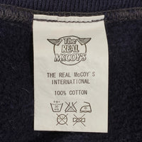 The Real McCOY'S リアルマッコイズ USAFA ハーフジップスウェットトレーナー ネイビー Size M 福生店