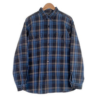 POLO SPORT ポロスポーツ SPORTSMAN チェックフランネルシャツ ブルー Size XL 福生店