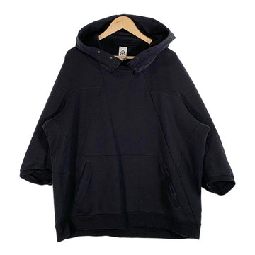 NIKE ACG ナイキエーシージー 18SS COMPONENT FLEECE TOP プルオーバーパーカー 5分袖 ブラック AJ2760-010 Size L 福生店