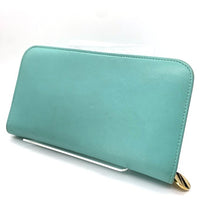 TIFFANY&Co. ティファニー ラウンドファスナー レザーウォレット 長財布 ティファニーブルー 福生店