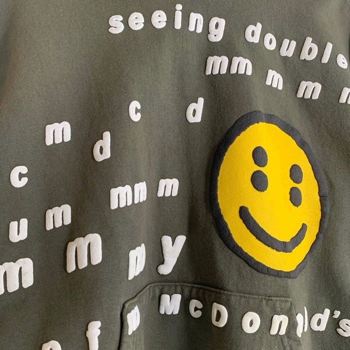Cactus Plant Flea Market カクタス プラント フリー マーケット McDonald's マクドナルド Seeling Double Hoodie シーリング ダブル フーディー プルオーバー フーディー パーカー オリーブ Size L 福生店