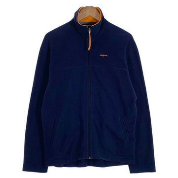 90's patagonia パタゴニア ジップアップ フリースジャケット ネイビー イエロー 30225 FA99 USA製 Size M 福生店