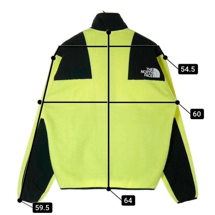 THE NORTH FACE ザノースフェイス 90's ナイロン切替 フリースジャケット 蛍光イエロー sizeM 瑞穂店