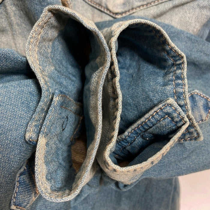 glamb グラム L/S Denim Shirts デニムシャツ スナップボタン インディゴ GB15AT/SH08 Size 4 瑞穂店