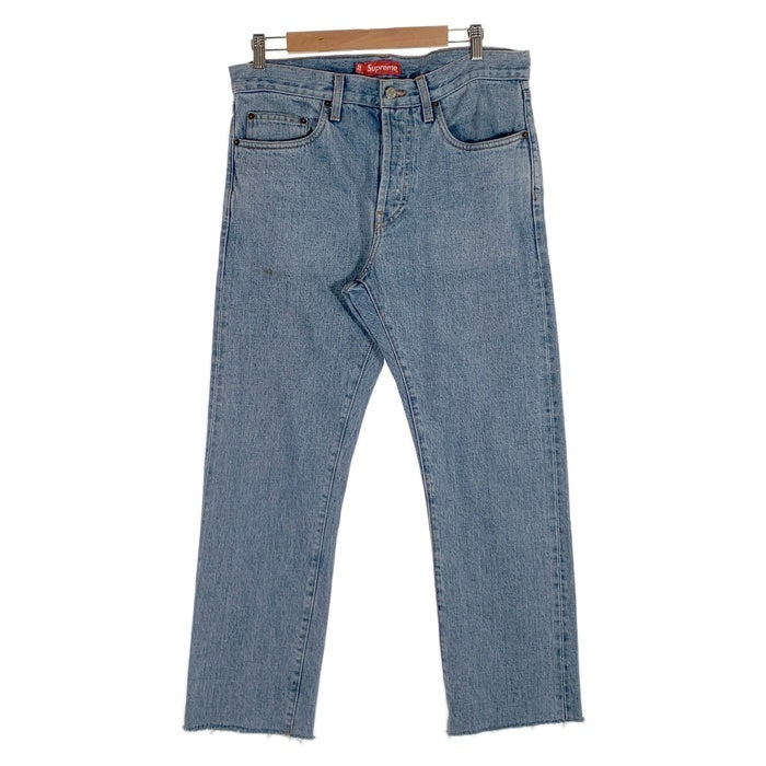 SUPREME シュプリーム Stone Washed Indigo Jean  ストーンウォッシュ ジーンズ デニムパンツ ライトブルー カットオフ Size 32 福生店