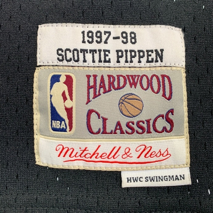Mitchell&Ness ミッチェルアンドネス NBA シカゴ・ブルズ ピッペン 33 メッシュ ゲームシャツ ユニフォーム ブラック レッド Size L 福生店