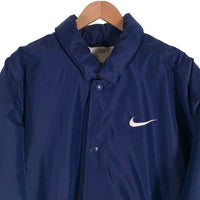 90's NIKE ナイキ 銀タグ ナイロンジャケット ネイビー ホワイト Size XL 福生店