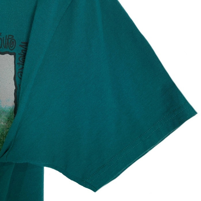 STUSSY ステューシー Peter Tosh ピータートッシュ フォトプリントTシャツ グリーン Size M 福生店