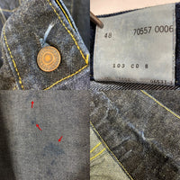 Levi's リーバイス 557XX ボタン裏555 バレンシア工場 98年製 BIGE復刻 トラッカージャケット Gジャン インディゴ size48 瑞穂店