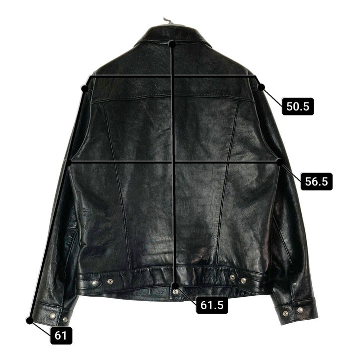 Lewis Leathers ルイスレザー 988 WESTERN JACKET シープスキン ウエスタン レザージャケット ブラック size44 瑞穂店