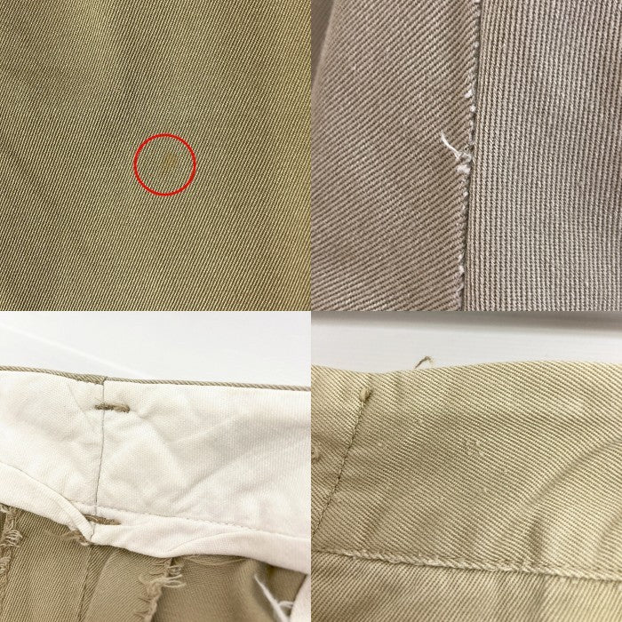 US ARMY アメリカ軍 60's~ アーミーチノ DSA-100-2059 TALONジップ チノパンツ size38 瑞穂店