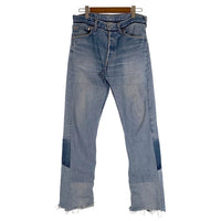 READYMADE レディメイド DENIM FLARE 再構築 ダメージ加工 デニム フレア パンツ ライトブルー RE-CO-BL-00-00-243 Size Free 福生店