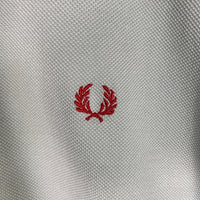 FRED PERRY フレッドペリー Tip Line Polo 半袖ポロシャツ コットンピケ グレー FPP732 日本製 Size L 福生店