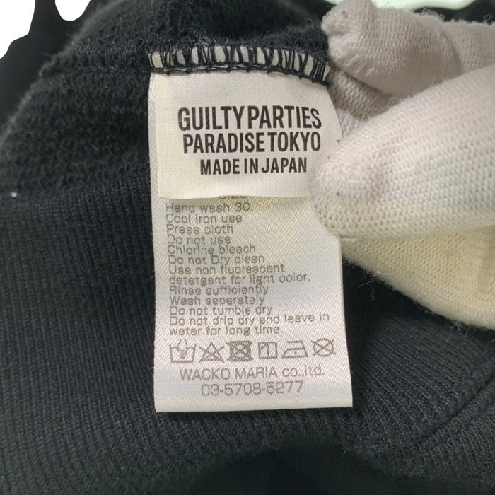 WACKO MARIA ワコマリア HEAVY WEIGHT HOODED SWEAT SHIRT ヘビーウェイト フーディー パーカー プルオーバー ブラック Size L 福生店