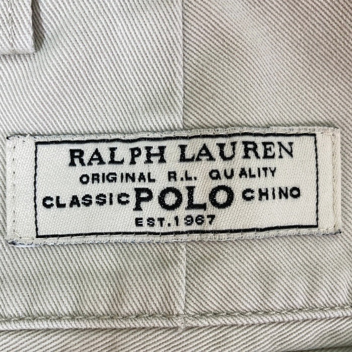 Polo Ralph Lauren ポロラルフローレン HAMMOND ハモンド ツータック チノパンツ ベージュ size35 瑞穂店