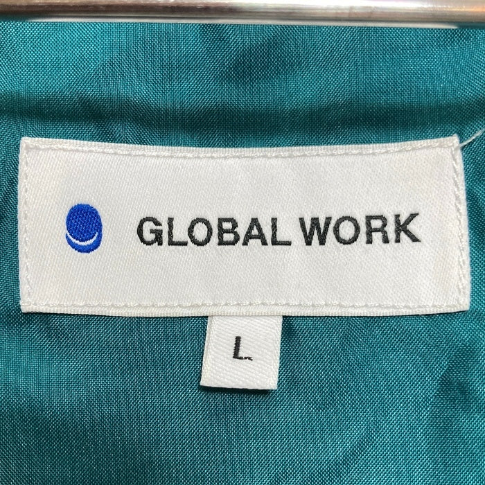 GLOBAL WORK グローバルワーク ファーダウンジャケット ターコイズブルー sizeL 瑞穂店