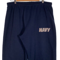 SOFFE ソフィ U.S. NAVY Sweat Pants 米海軍 リフレクタープリント スウェットパンツ ネイビー Size L 福生店