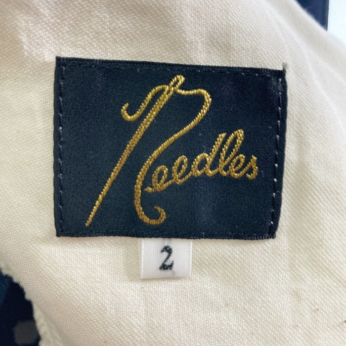 Needles ニードルス Dot Flair Pant フレアパンツ 水玉 ネイビー size2 瑞穂店