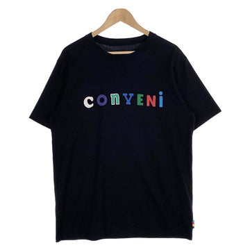 THE CONVENI ザ コンビニ プリント Tシャツ ブラック フラグメント PUM-18020-C Size L 福生店