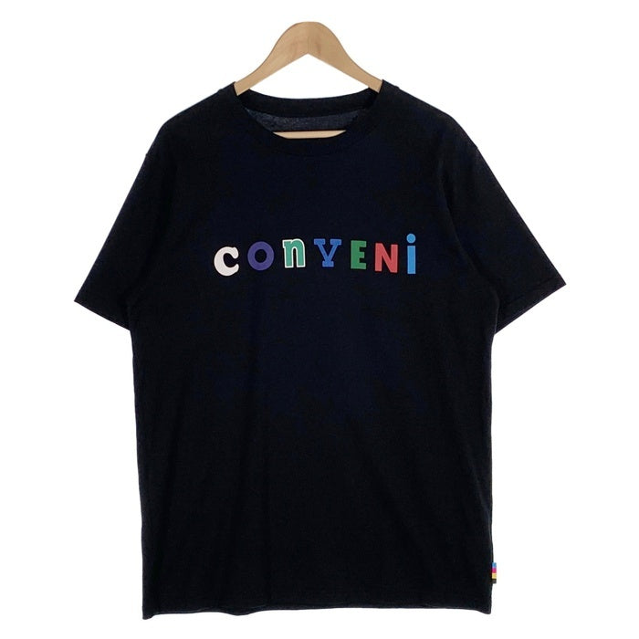 THE CONVENI ザ コンビニ プリント Tシャツ ブラック フラグメント PUM-18020-C Size L 福生店