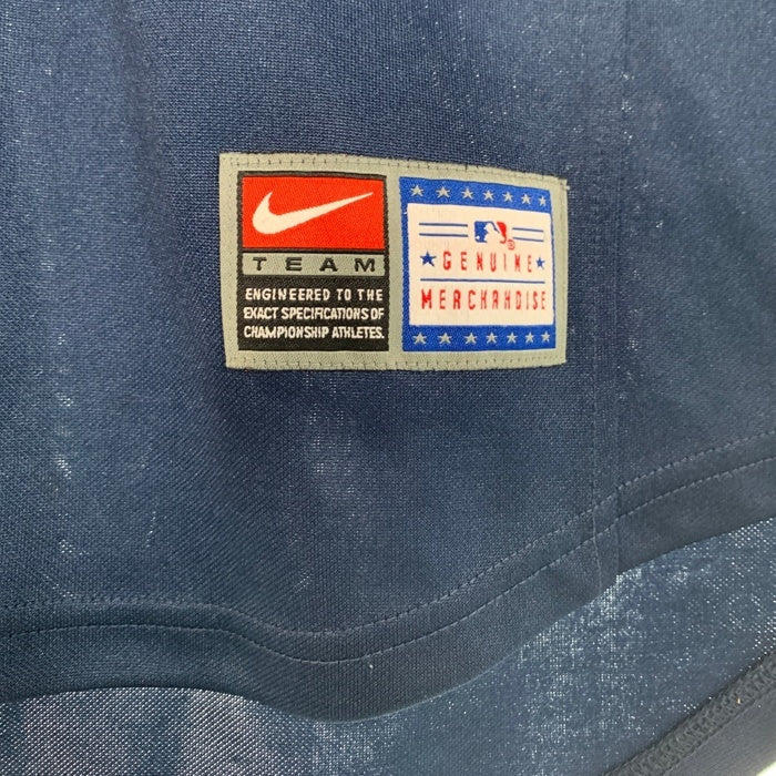 00's NIKE TEAM ナイキ Atlanta Braves アトランタ・ブレーブス C.JONES ベースボールシャツ ジャージー ネイビー Size L 福生店