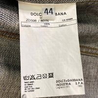 DOLCE&GABBANA ドルチェアンドガッバーナ ダメージ加工 Gジャン デニムジャケット インディゴ size44 瑞穂店