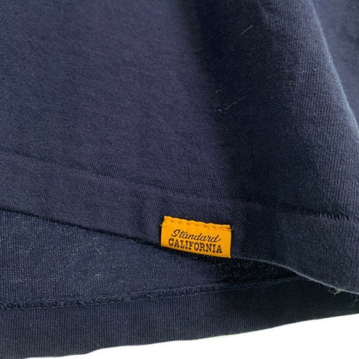 STANDARD CALIFORNIA スタンダードカリフォルニア SD US COTTON LOGO T ロゴプリント Tシャツ ネイビー Size XL 福生店
