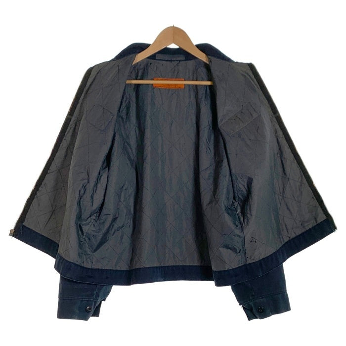 80's RED KAP レッドキャップ 企業パッチ ワークジャケット ネイビー USA製 Size XL 福生店