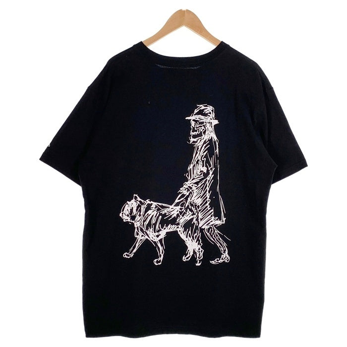 Yohji Yamamoto POUR HOMME ヨウジヤマモトプールオム 20SS New Era ニューエラ ロゴ刺繡 バックプリント Tシャツ ブラック HN-T98-082-1A Size XXL 福生店