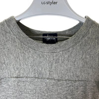 STUSSY ステューシー USA製 フットボールTシャツ サーマル グレー sizeL 瑞穂店