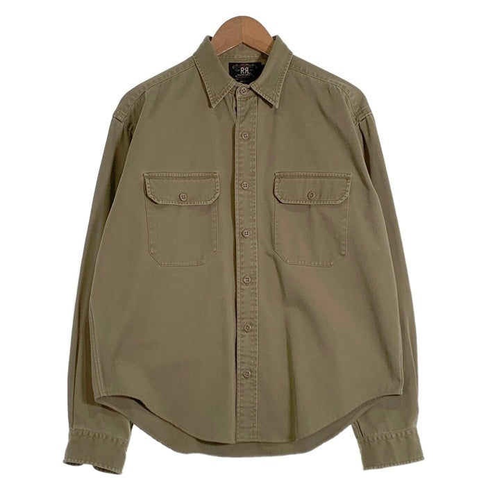 RRL ダブルアールエル ラルフローレン コットン ワークシャツ オリーブ Size M 福生店