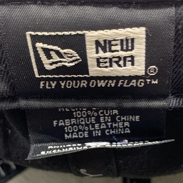 SUPREME シュプリーム 15AW Leather Box Logo New Era レザーボックスロゴ ニューエラキャップ ネイビー Size 7 3/8(58.7cm) 福生店