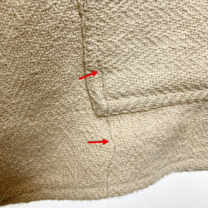 Zepanese Club ゼパニーズクラブ プリント メキシカンパーカー ナチュラル メキシコ製 VERDY Size L 瑞穂店