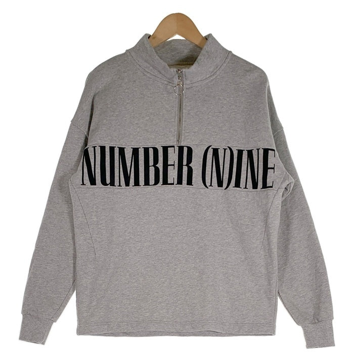 NUMBER(N)INE DENIM ナンバーナインデニム ハーフジップ スウェット グレー Size S 福生店