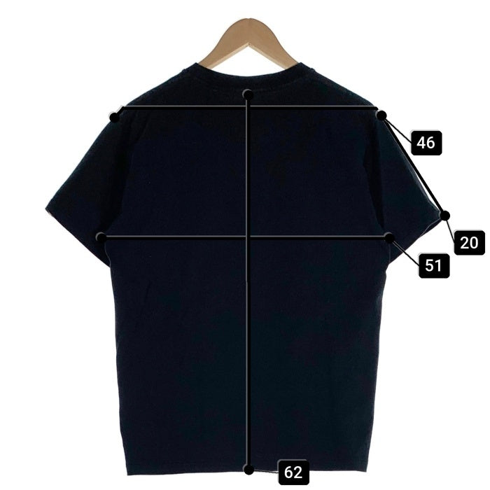 A BATHING APE アベイシングエイプ Camo College T-Shirt カモフラージュ ロゴプリント Tシャツ ブラック 001TEH301006X Size M 福生店