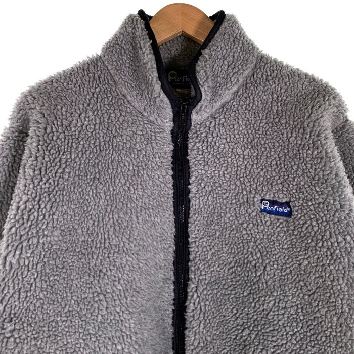 90's Penfield ペンフィールド ジップアップ ボアフリースジャケット グレー USA製 Size M 福生店
