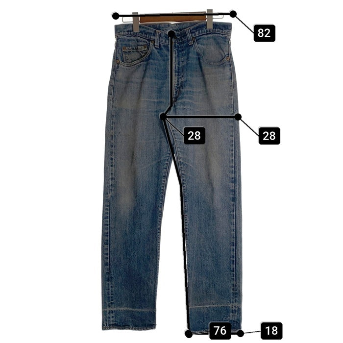 70-80's Levi's リーバイス 505 ボタン裏5 42TALON ジップ デニムパンツ 505-0217 ライトブルー USA製 Size W32 L31 福生店