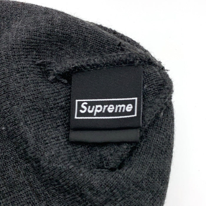 SUPREME シュプリーム 21AW New Era ニューエラ Box Logo Beanie ボックスロゴ ビーニーキャップ チャコール アクリル 福生店