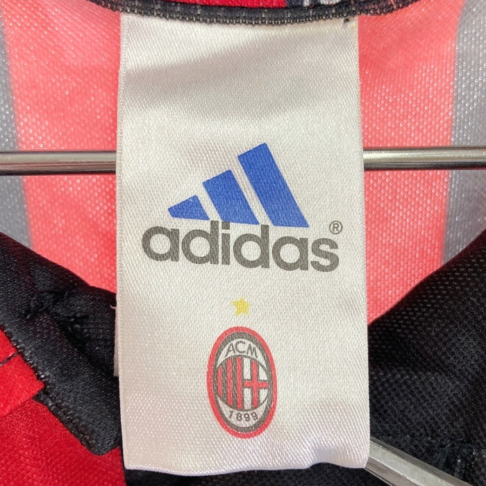 adidas アディダス ACミラン 99-00 イタリア製 100周年記念 ユニフォーム レッド×ブラック sizeM 瑞穂店