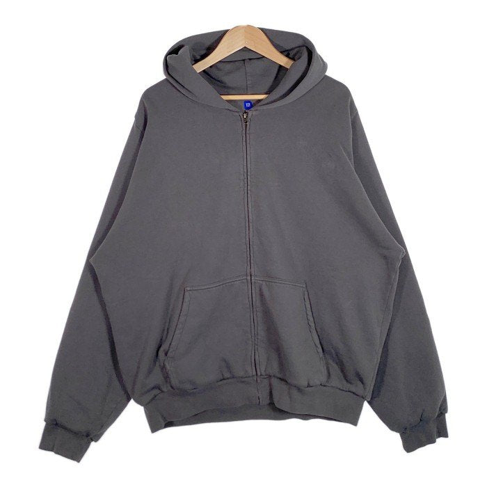 YZY GAP イージー ギャップ ZIP-UP HOODIE ジップアップパーカー DGRAY Size 2XL 福生店