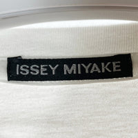 ISSEY MIYAKE イッセイミヤケ ME23JK216 ストライプ切替 フロントボーダー Tシャツ ホワイト sizeF 瑞穂店