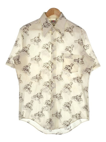 US古着 70's Elvis Presley エルヴィスプレスリー 半袖シャツ 総柄 フルーツオブザルーム Size L 福生店
