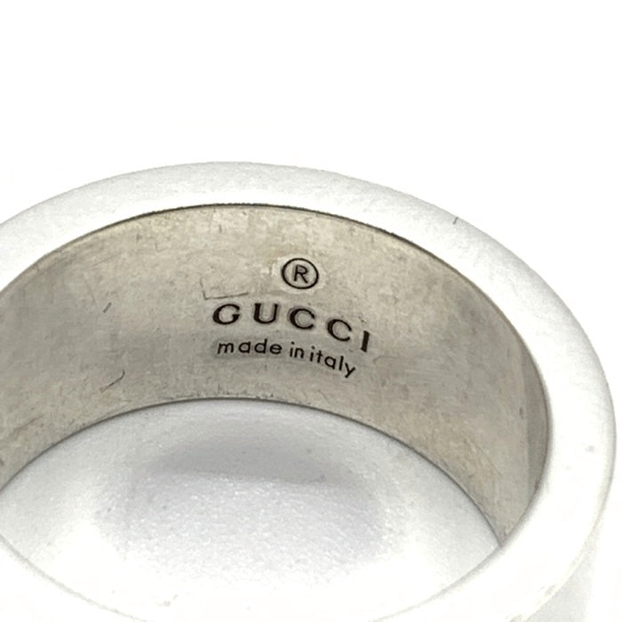 Gucci グッチ Gリング シルバー Ag925 8mm Size 9号 福生店