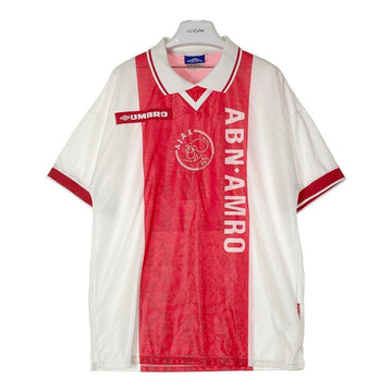 UMBRO アンブロ AJAX No14 CRUYFF 半袖ユニホーム ホワイト×レッド size2 瑞穂店