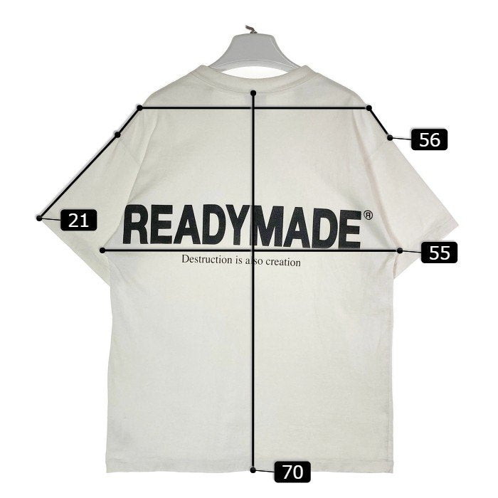 READYMADE レディメイド 23SS RE-CO-WH-00-00-244 スマイル刺繍Tシャツ ホワイト sizeL 瑞穂店
