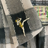 HYSTERIC GLAMOUR ヒステリックグラマー 0251AH08  チェックシャツ グレー sizeM 瑞穂店