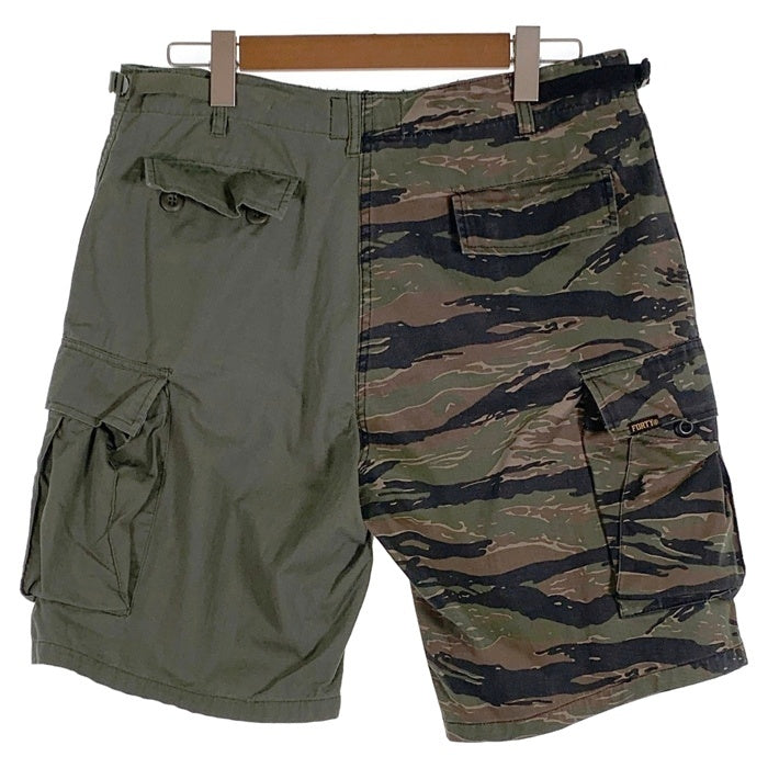 FORTY FINE CLOTHING フォーティーファインクロージング ミリタリーカーゴショーツ ショートパンツ タイガーカモ オリーブ Size 2 福生店