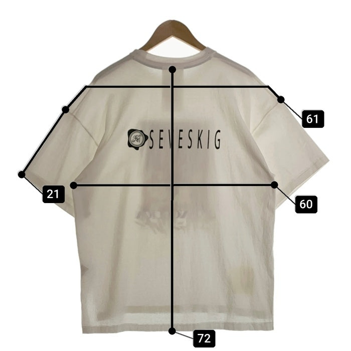 SEVESKIG セウシグ 新世紀エヴァンゲリオン EVANGELION S/SL Tee VER.Main Visual:001 半袖 Tシャツ ホワイト 2024S/S CT-SV-NYS-1006 Size M 福生店