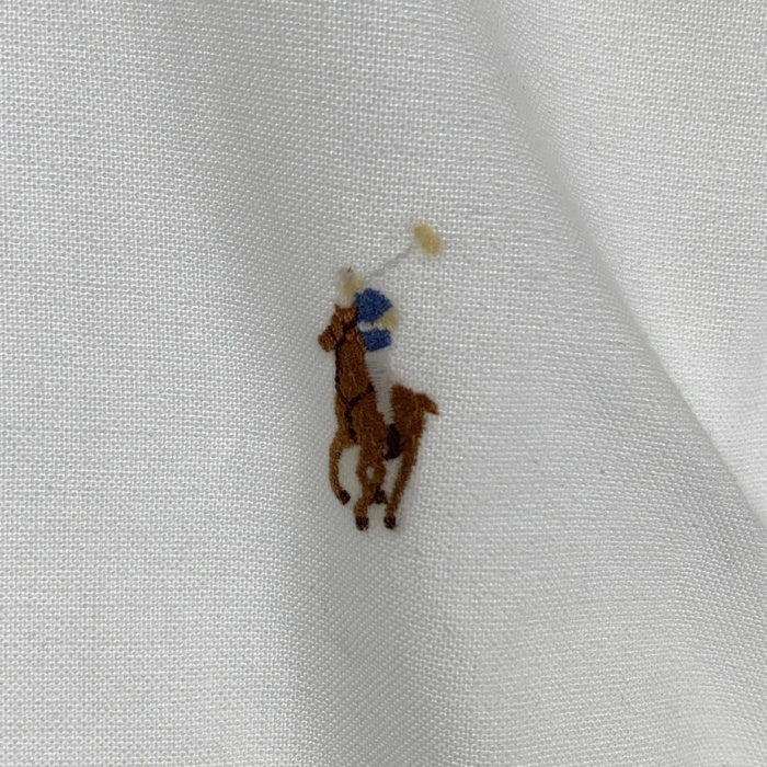 Ralph Lauren ラルフローレン YARMOUTH ボタンダウンシャツ 長袖 ホワイト Size 17 1/2 福生店