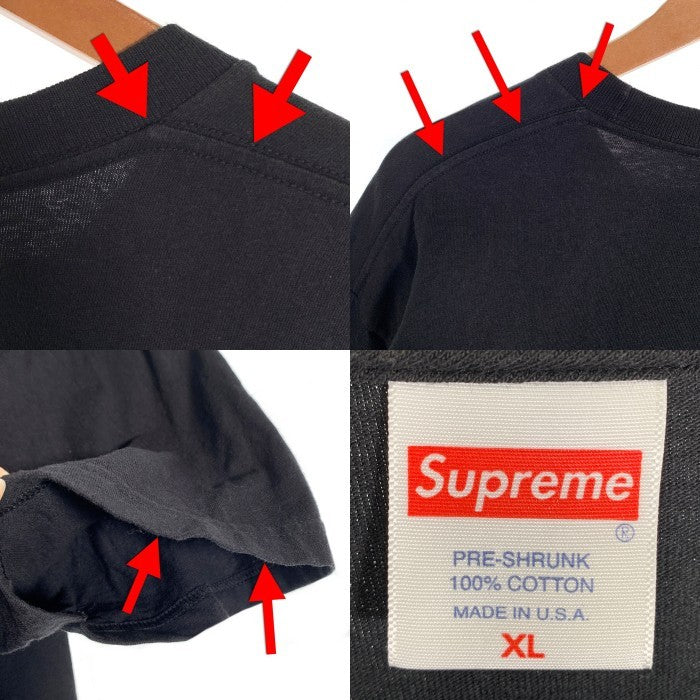 SUPREME シュプリーム 22AW Elephant Tee エレファント プリントTシャツ ブラック Size XL 福生店